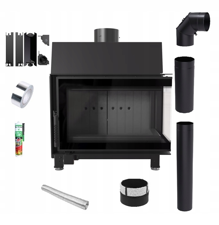 Krbová Vložka Krbová Simple S Pravým Bs Černá Sada