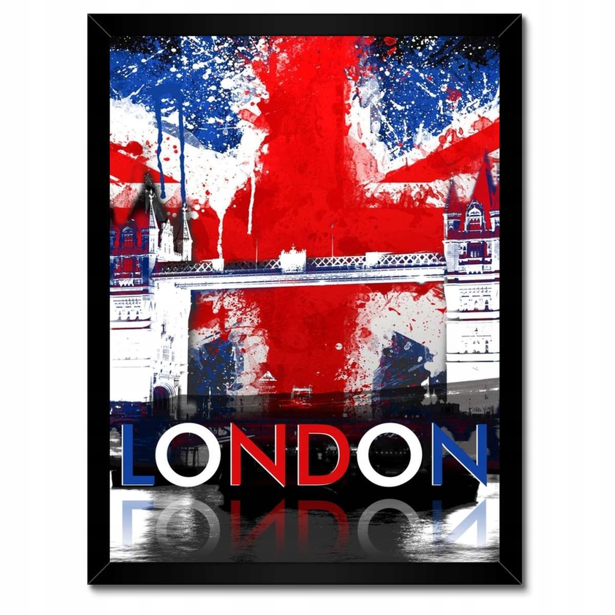 Plakáty v rámu 30x40 London City Londýn Anglie Tower Bridge Most