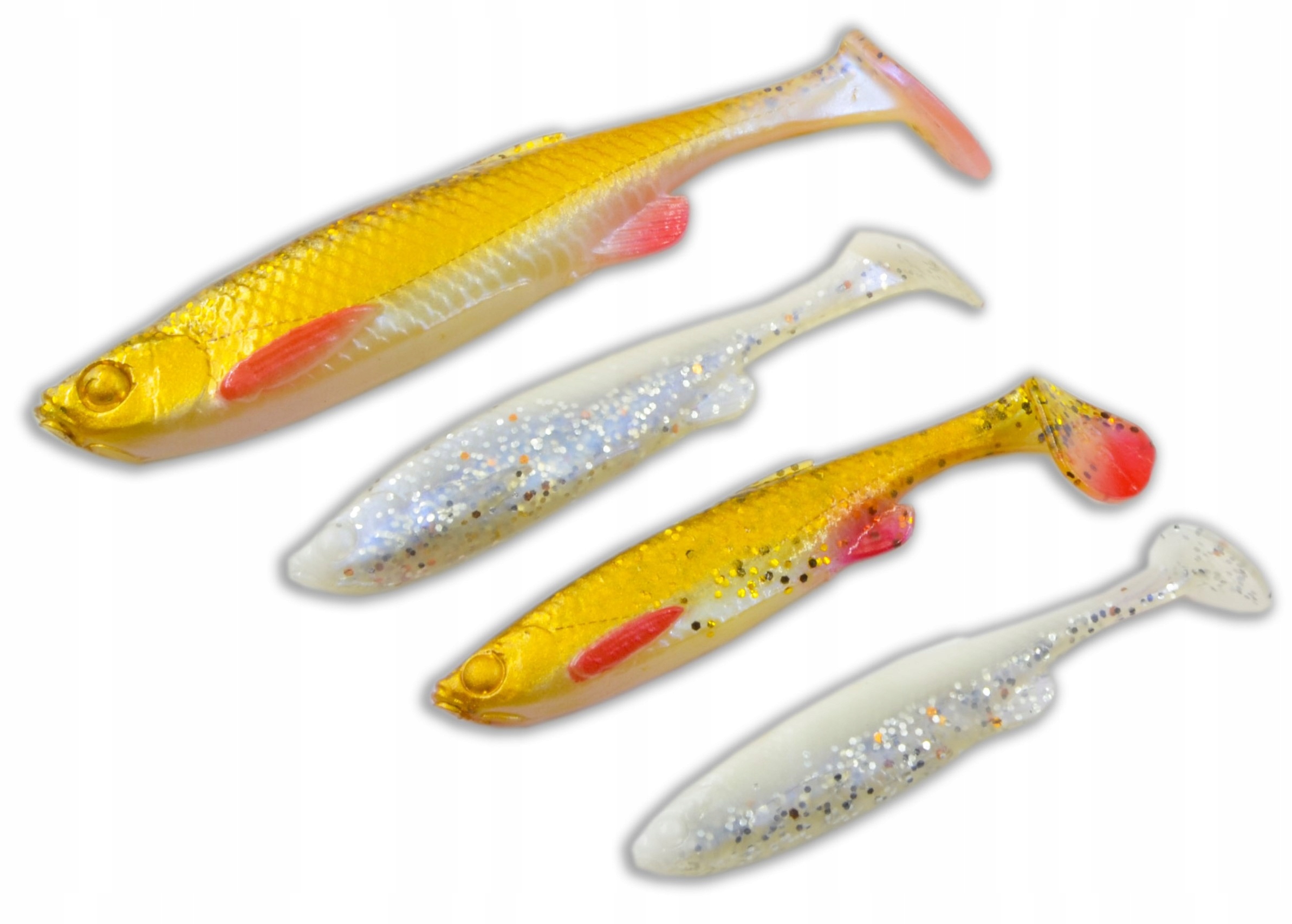 

Sandacz Komplet Savage Guma Fat T-tail 4szt