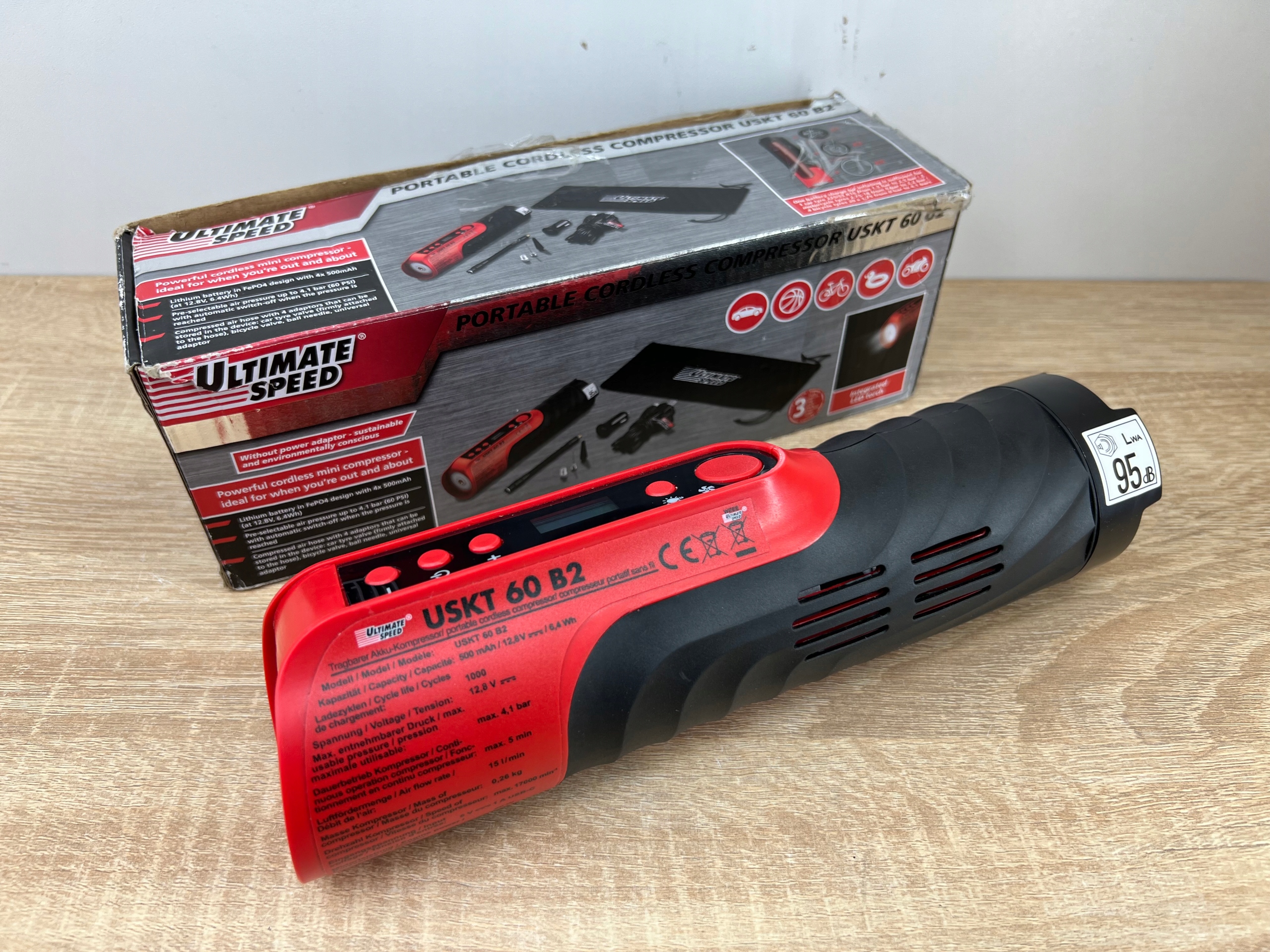 Kompresor przenośny ULTIMATE SPEED USKT 60 C3 |NOWY|