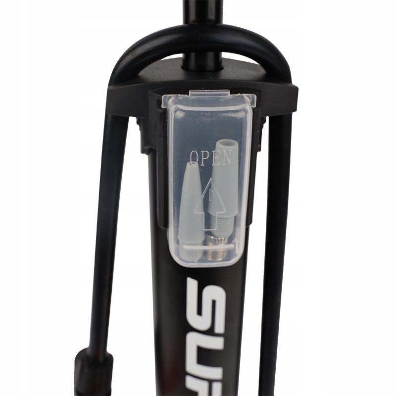 POMPKA ROWEROWA SAMOCHODOWA Z MANOMETREM DO ROWERU BALONÓW MANOMETR RĘCZNA Model I-H2363