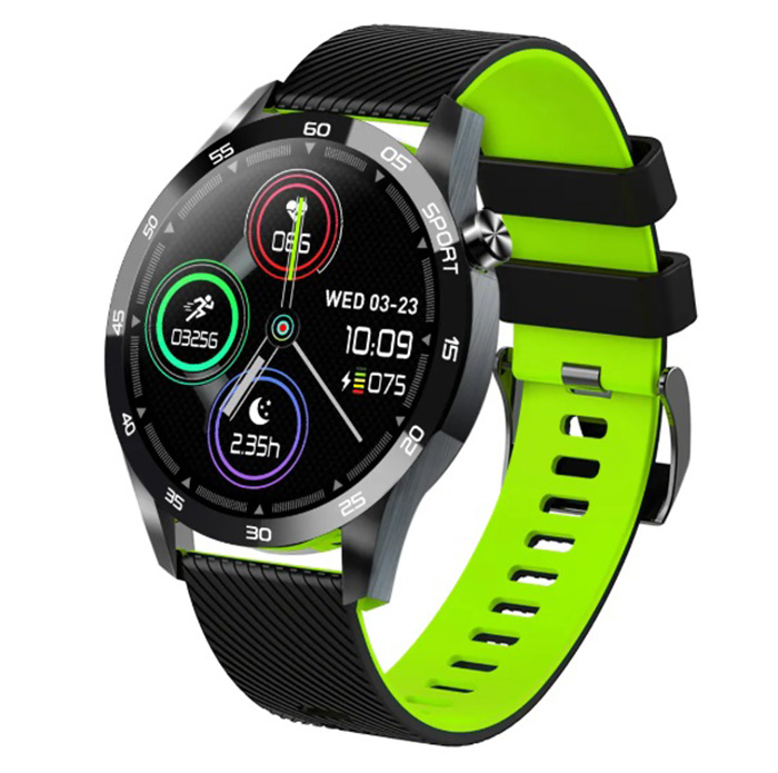 Pánské hodinky MK-Tech Chytré Hodinky krokoměr pulzoměr teplota