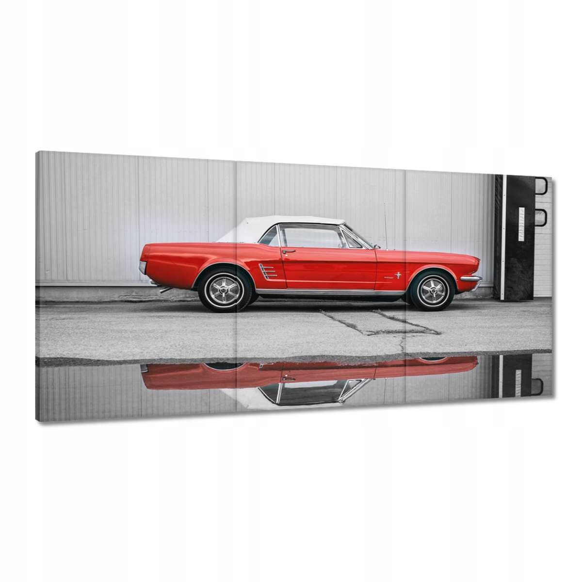 Obrazy 180x90 Červený Ford Mustang Usa