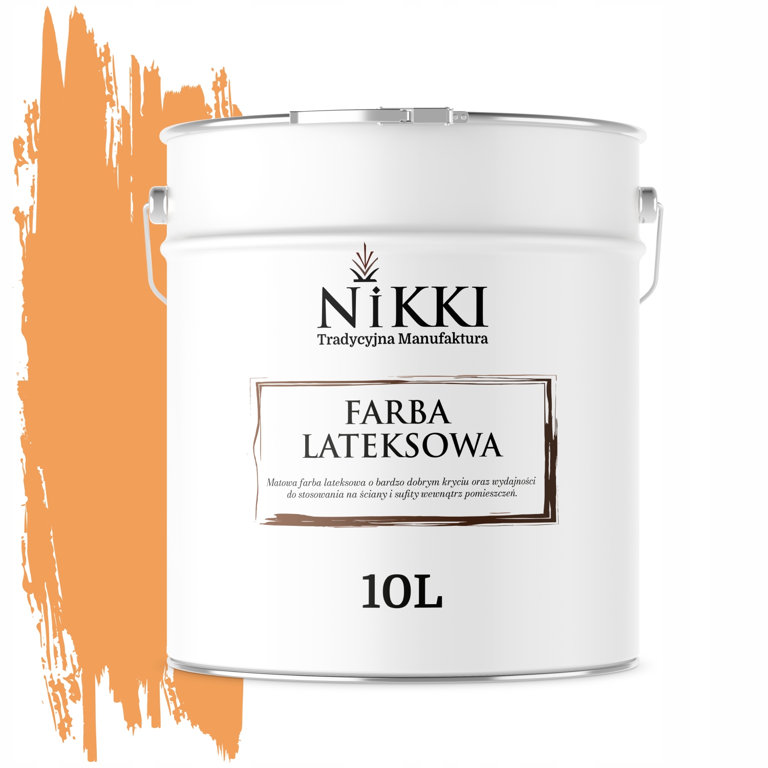 Latexová Farba Na Stenu Oranžová H5944 10L Hlboká Matná Na Steny
