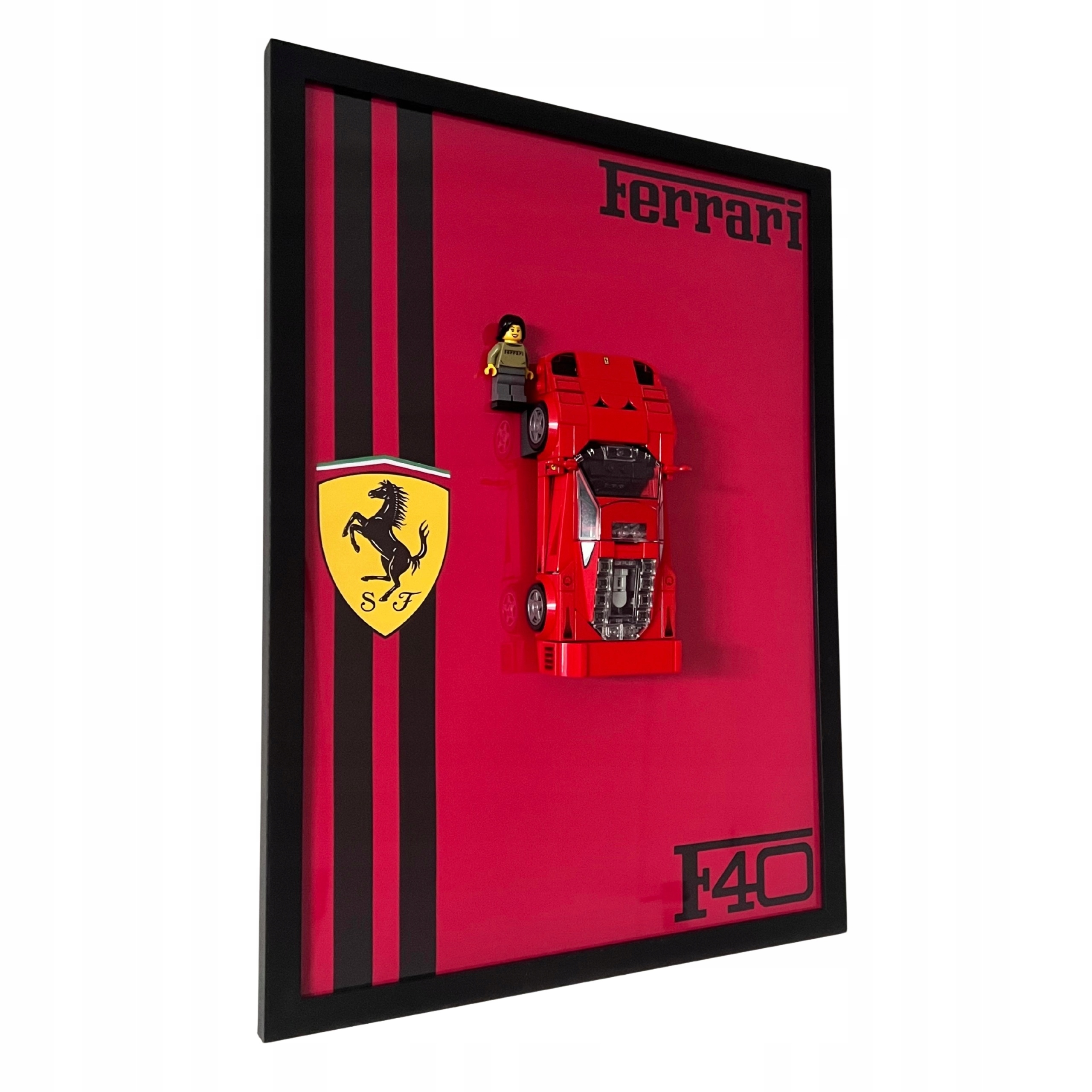 Rámeček Expoziční držák pro Lego 76934 Speed Champions Ferarri F40