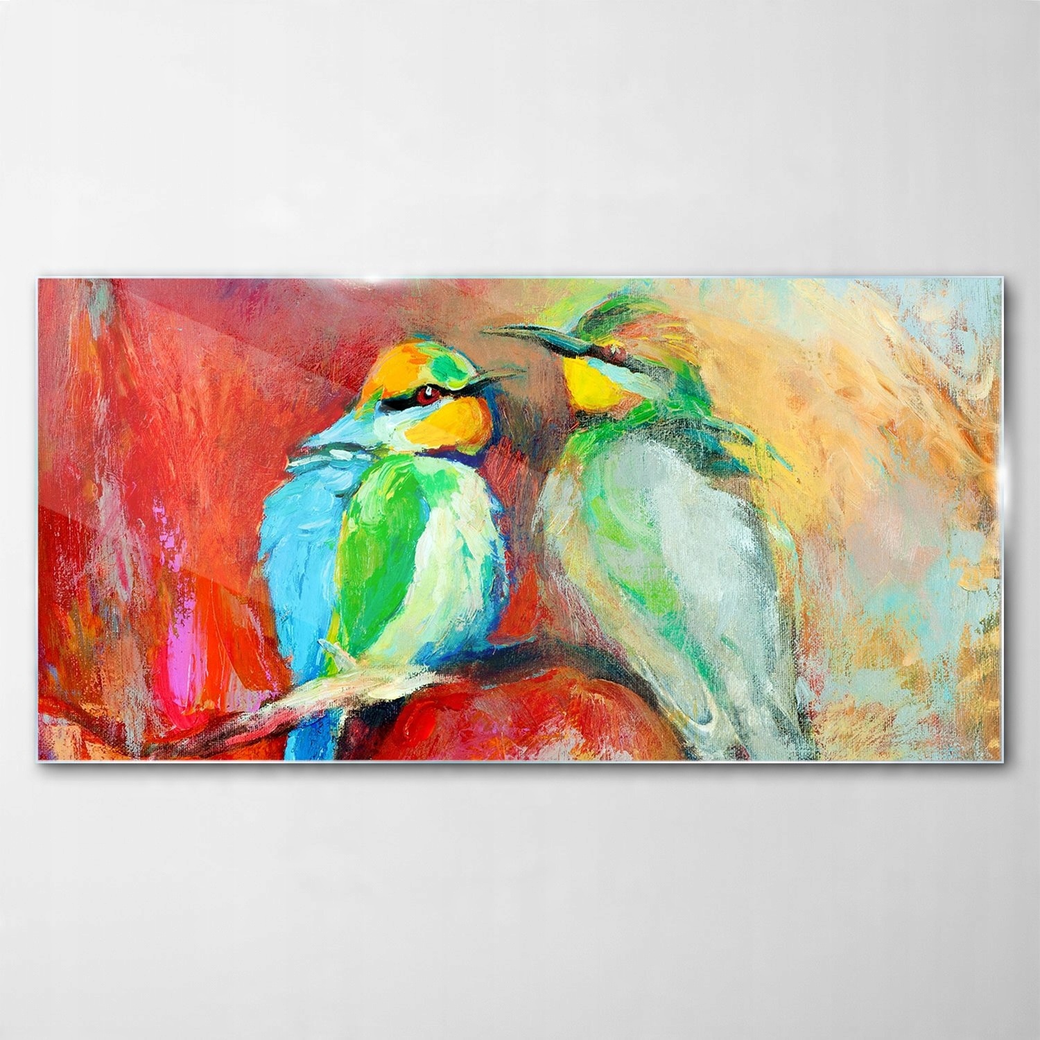 

Obraz Szklany Dekor Zwierzęta Ptaki Żołny 120x60