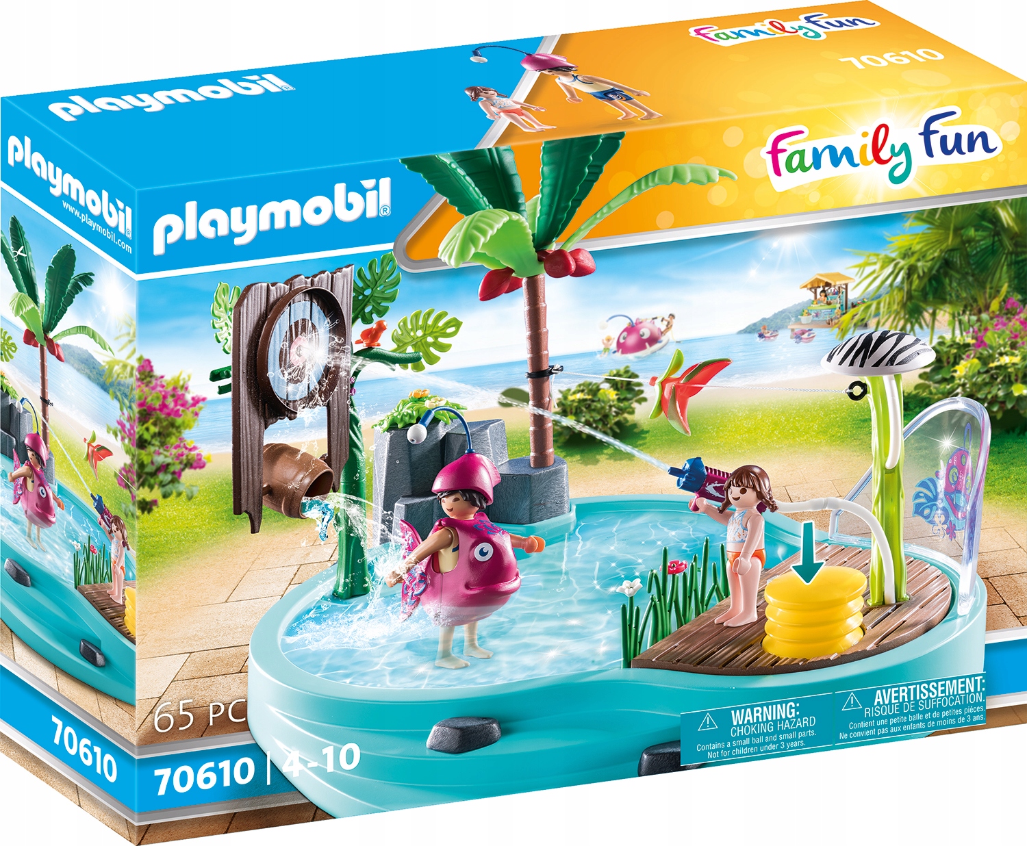

Playmobil 70610 Basen z armatką wodną