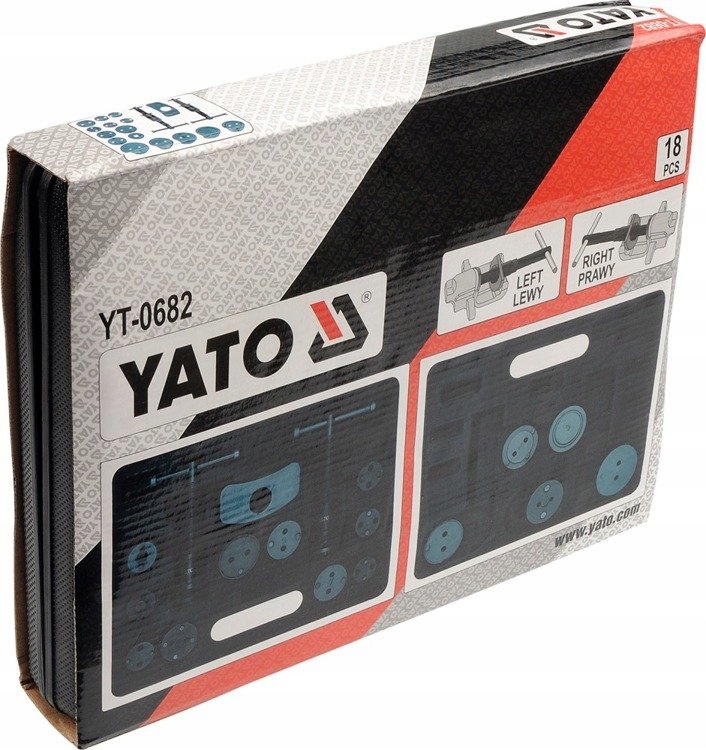 YATO YT-0682 ZESTAW SEPARATORÓW DO ZACISKÓW HAMULC Waga produktu 2.6 kg