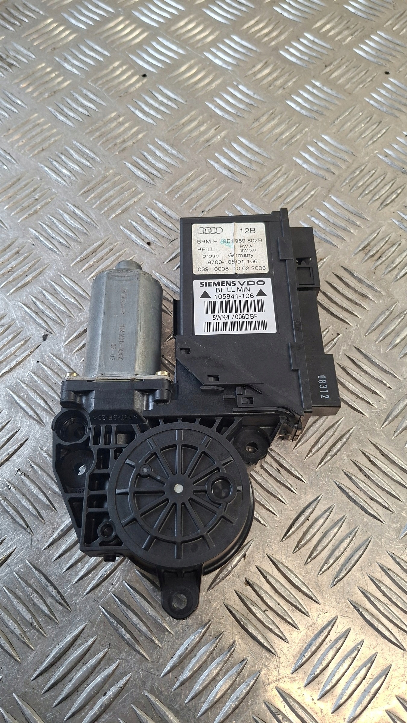 mini motor windows right front AUDI A4 B6