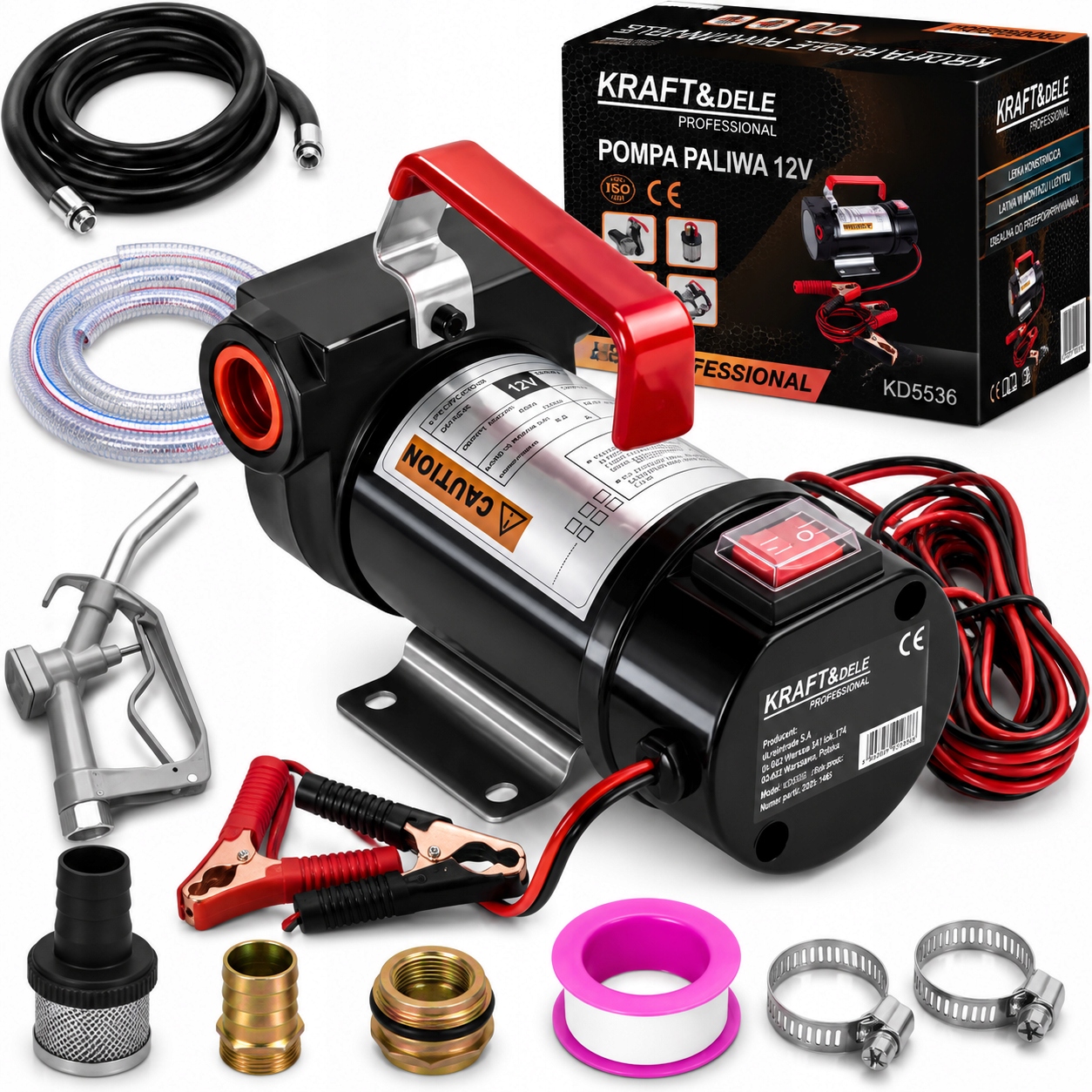 12V Elektrická Samonasávacia Palivová Pumpa Na Olej A Ropu KD5536