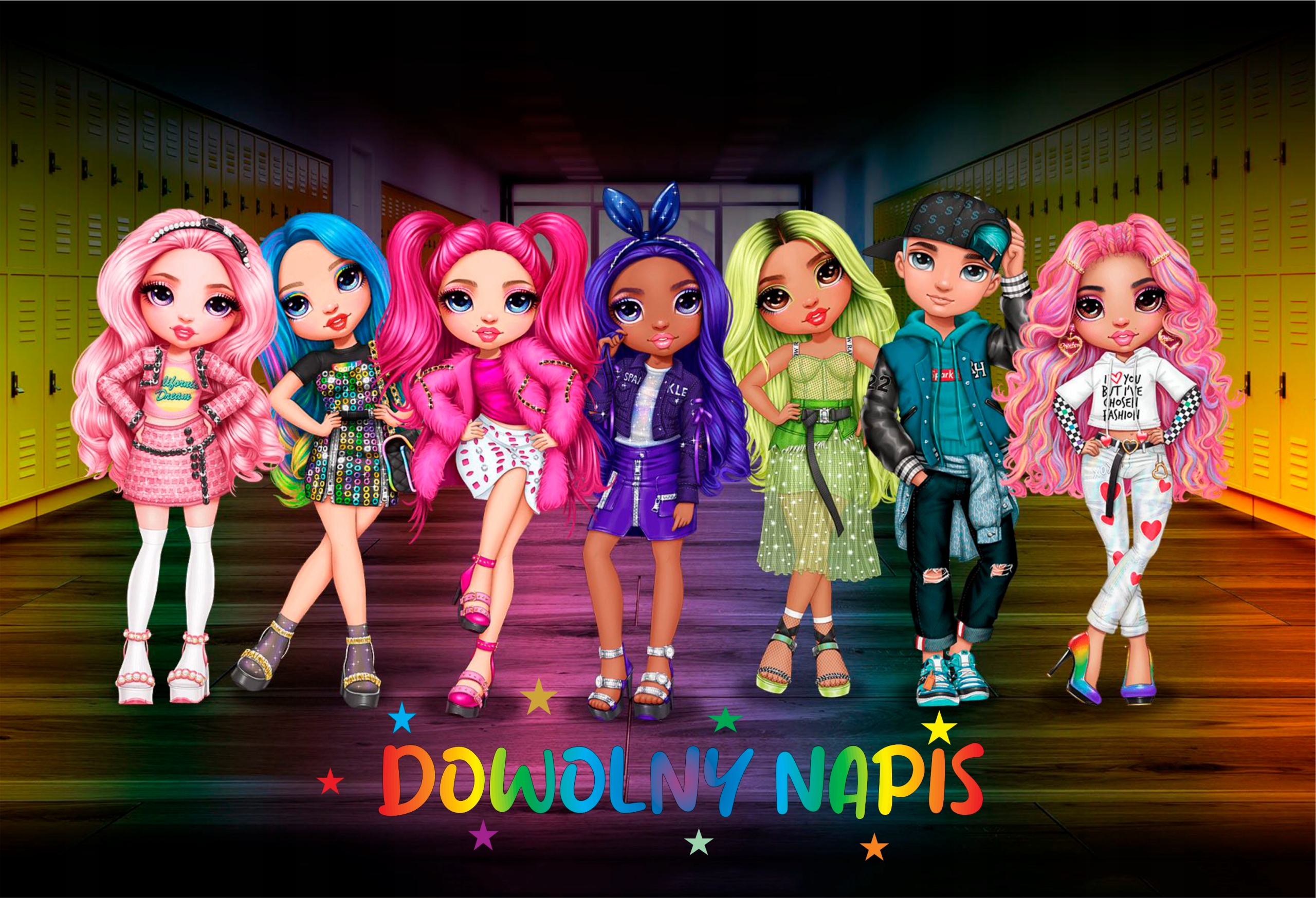 Puzzle RAINBOW HIGH z TWOIM NAPISEM A3/192EL Płeć chłopcy dziewczynki