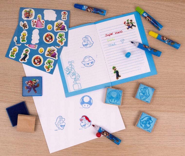 Mega Stemple do zabawy SUPER MARIO 12el. Kod producenta SUMB5484