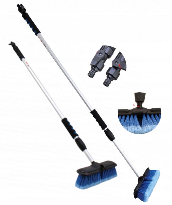 SZCZOTKA DO MYCIA AUTA SAMOCHODU BUS TIR ZAWÓR HYDROSZCZOTKA TELESKOPOWA