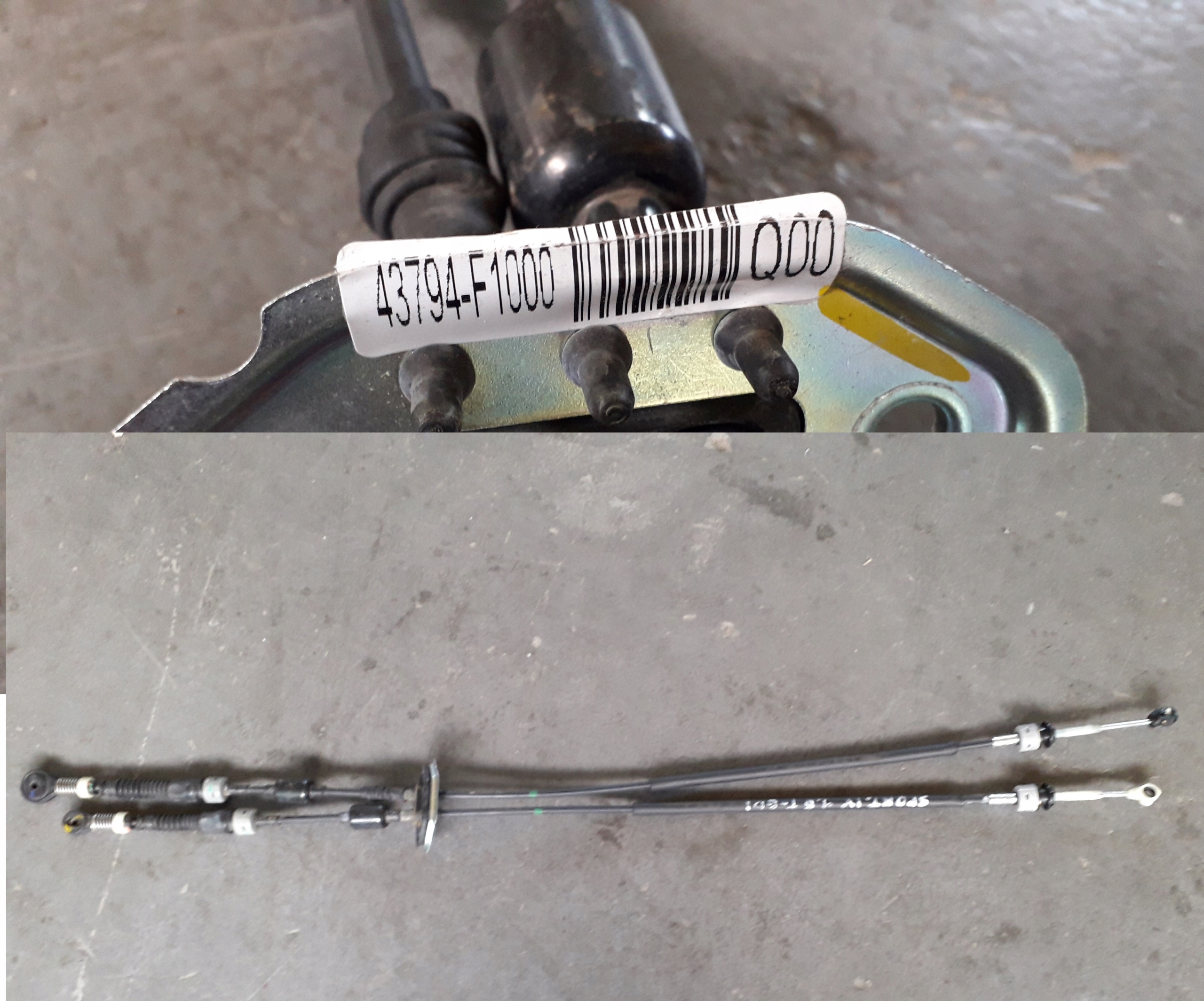 43794-F1000 43794F1000 - KIA SPORTAGE IV 2016-1. 6 T ТРОС ПЕРЕМИКАННЯ ПЕРЕДАЧ