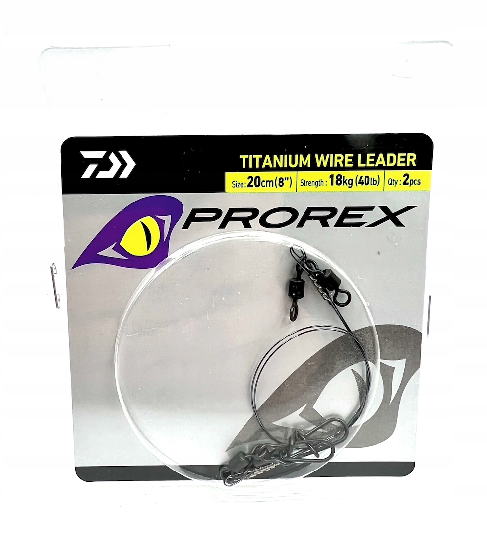 Daiwa Przypon Tytanowy 20CM 18KG 2SZT