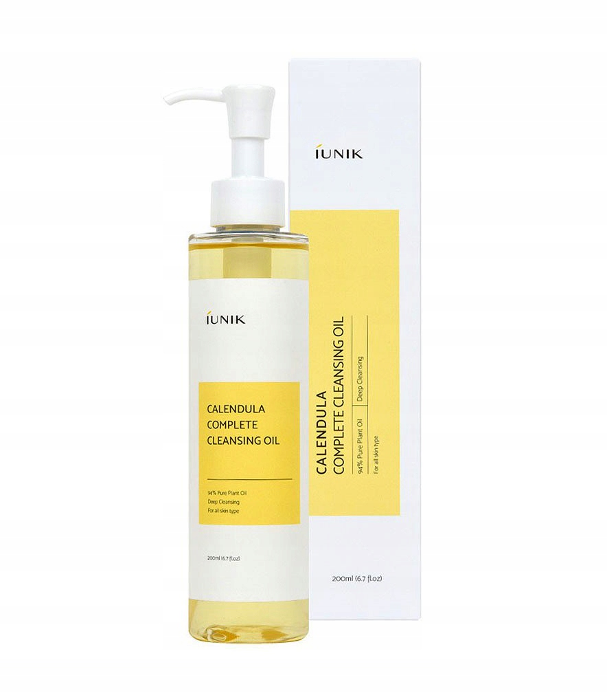 iUNIK Calendula Complete Cleansing Oil - olejek do demakijażu 200ml