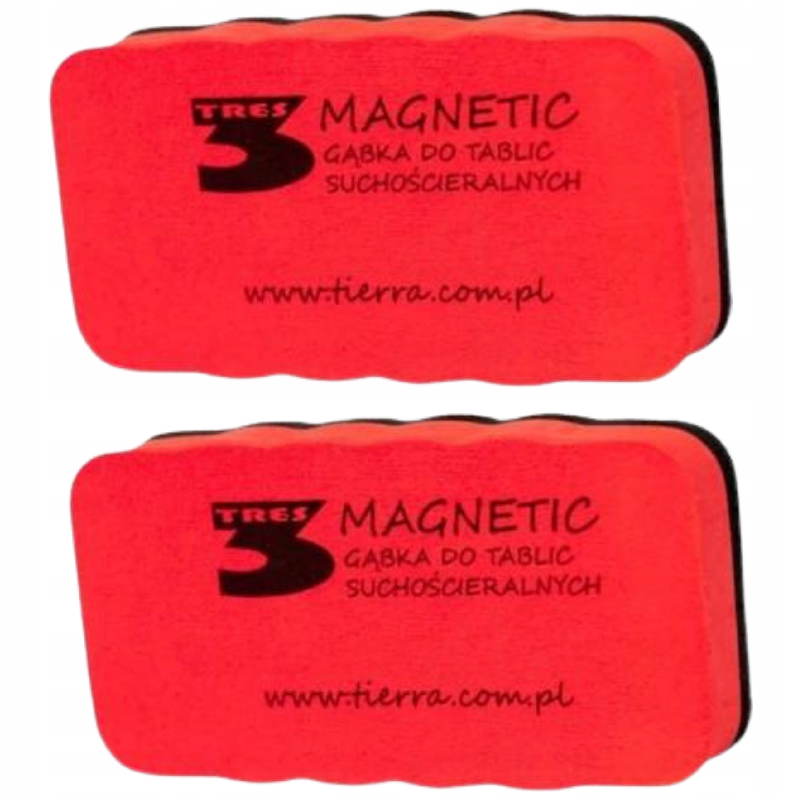 Gąbka do tablic suchościeralnych 2 sztuki