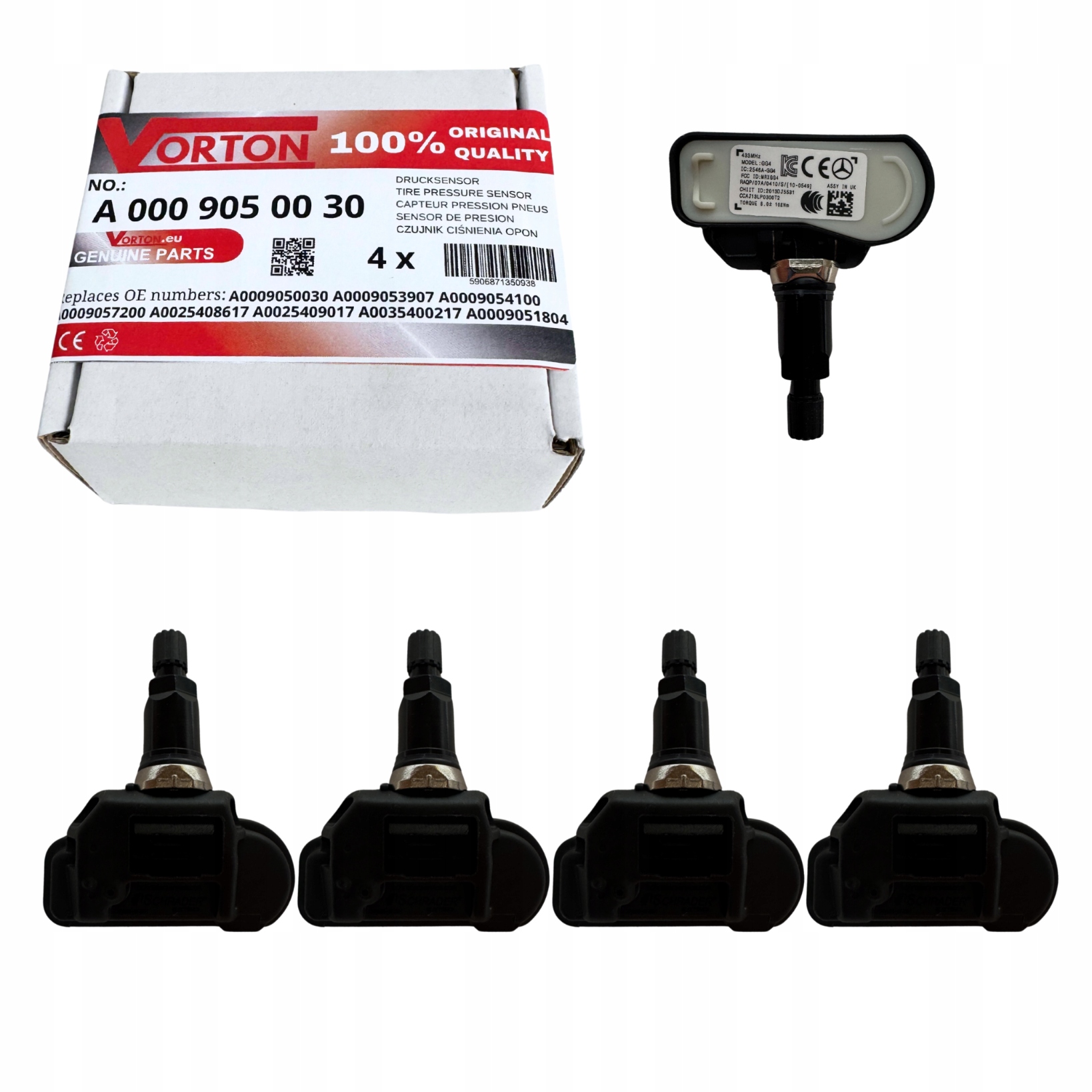 Snímače Tlaku Vzduchu Pneumatik Tpms Mercedes třídy E W212 C207 Eqc N293