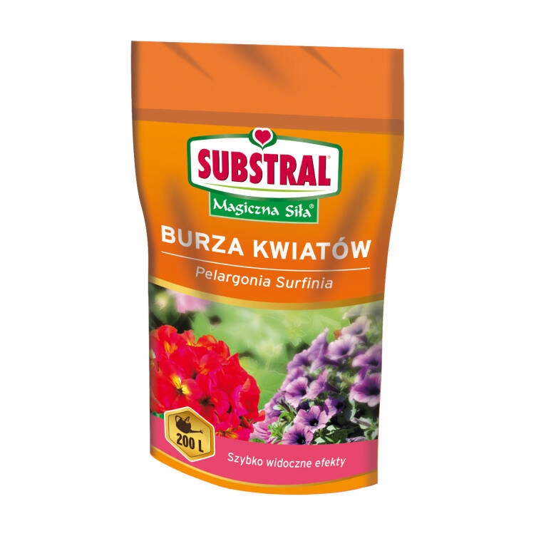 

Nawóz wieloskładnikowy Substral Burza Kwiatów 200g