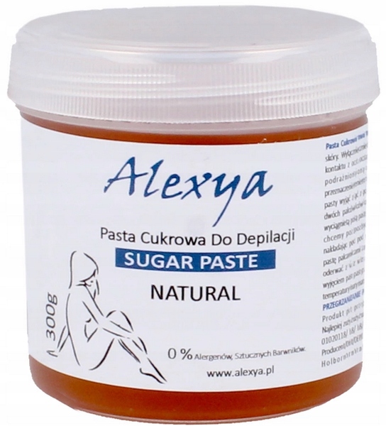 

Alexya Pasta Cukrowa Do Depilacji Natural 300g