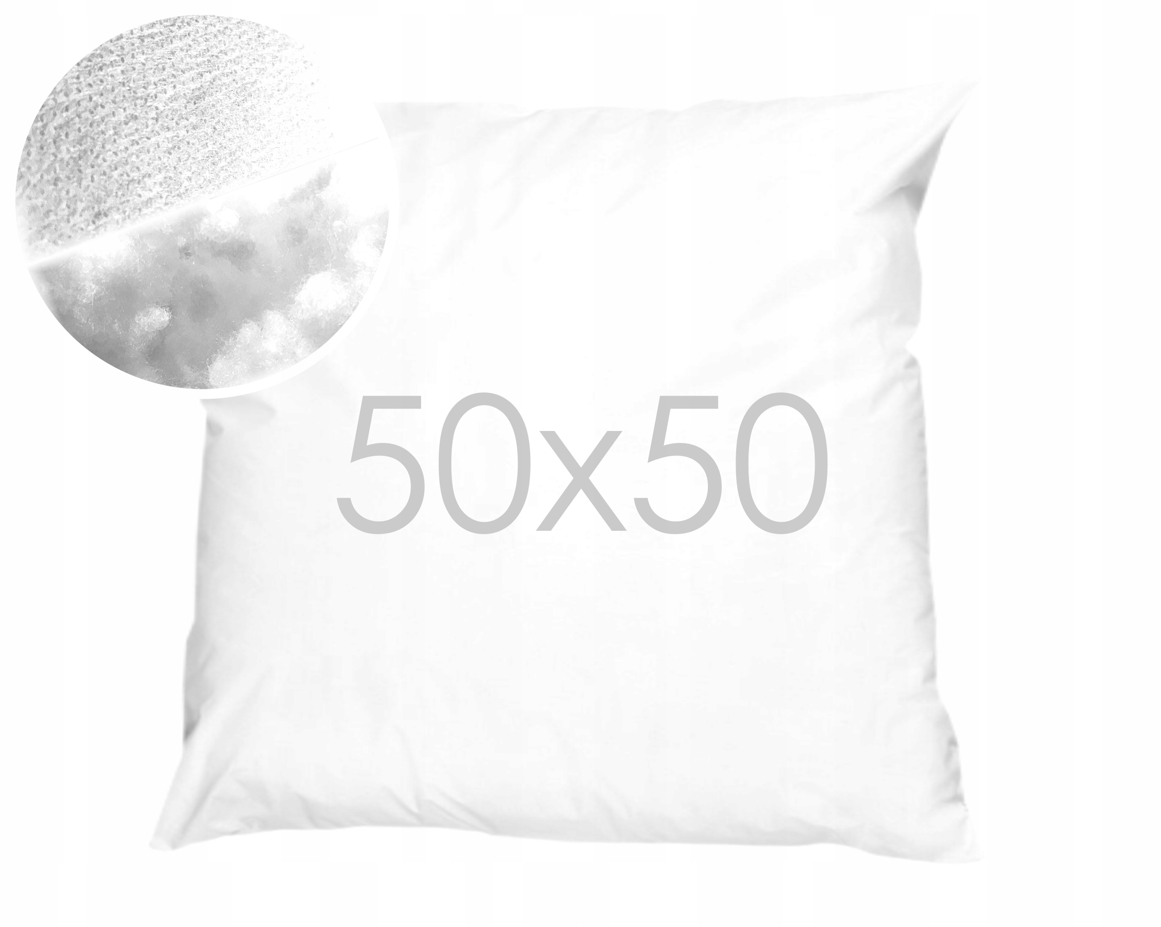 

Poduszka 50x50 cm, wypełnienie do poszewki, wkład