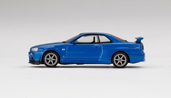 MINI GT NISSAN SKYLINE GT-R R34 Bayside BLUE 341 Marka inna