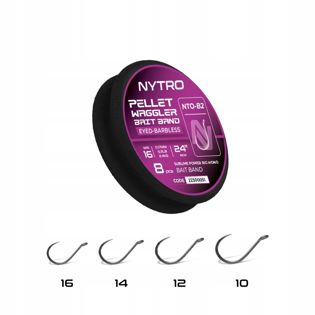 Przypon Nytro NTO-4 Barbed 16 Commercial Ready Tied Rigs 0,13mm