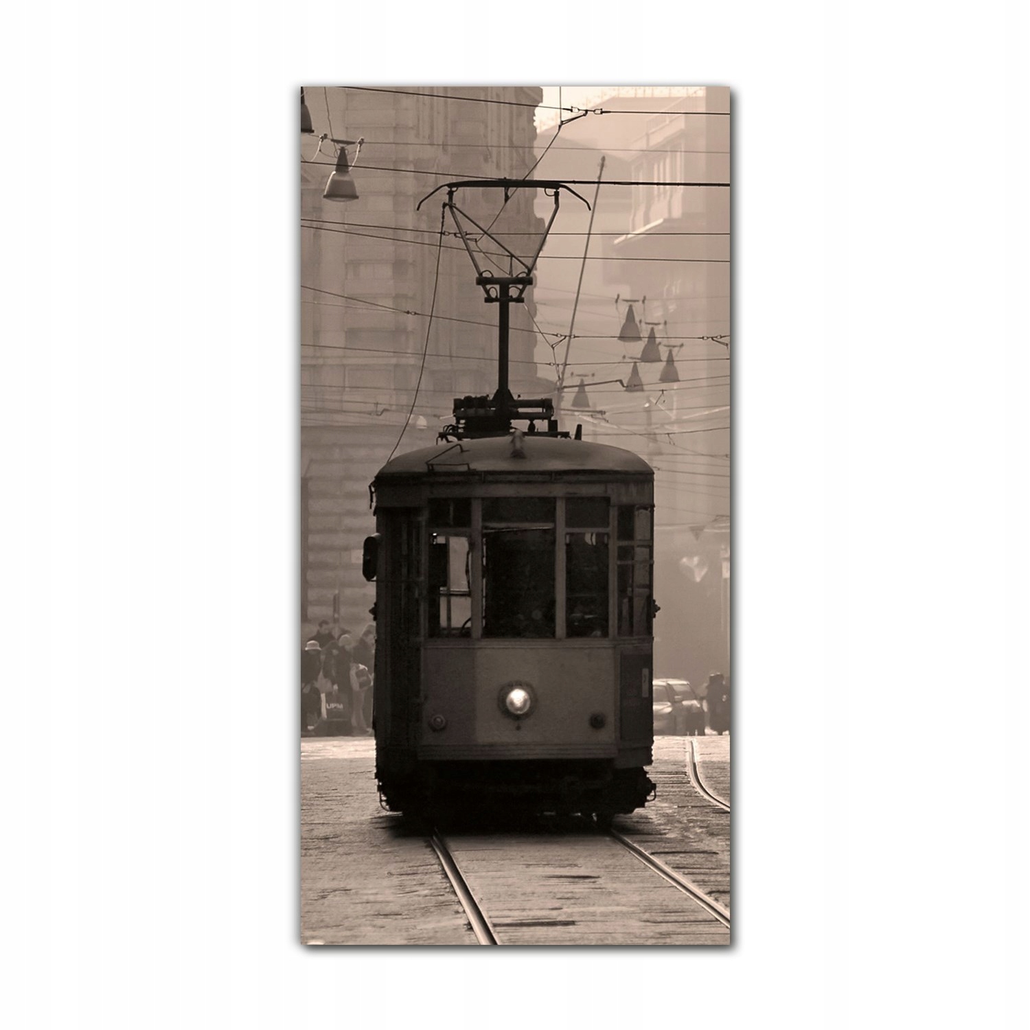 

Foto-obraz szklany do salonu 70x140 Tramwaj miasto
