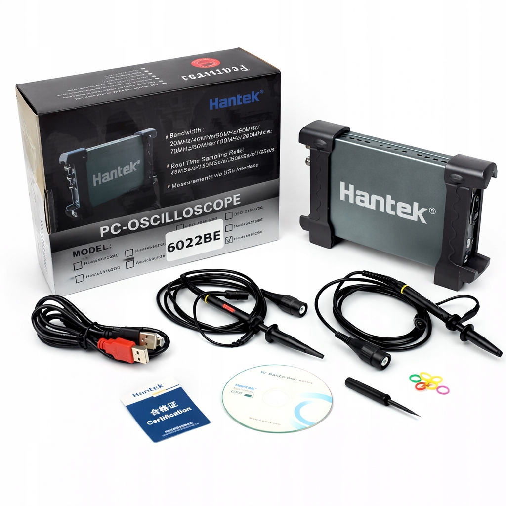 Digitální Osciloskop Hantek 6022BE 2x20MHz Usb