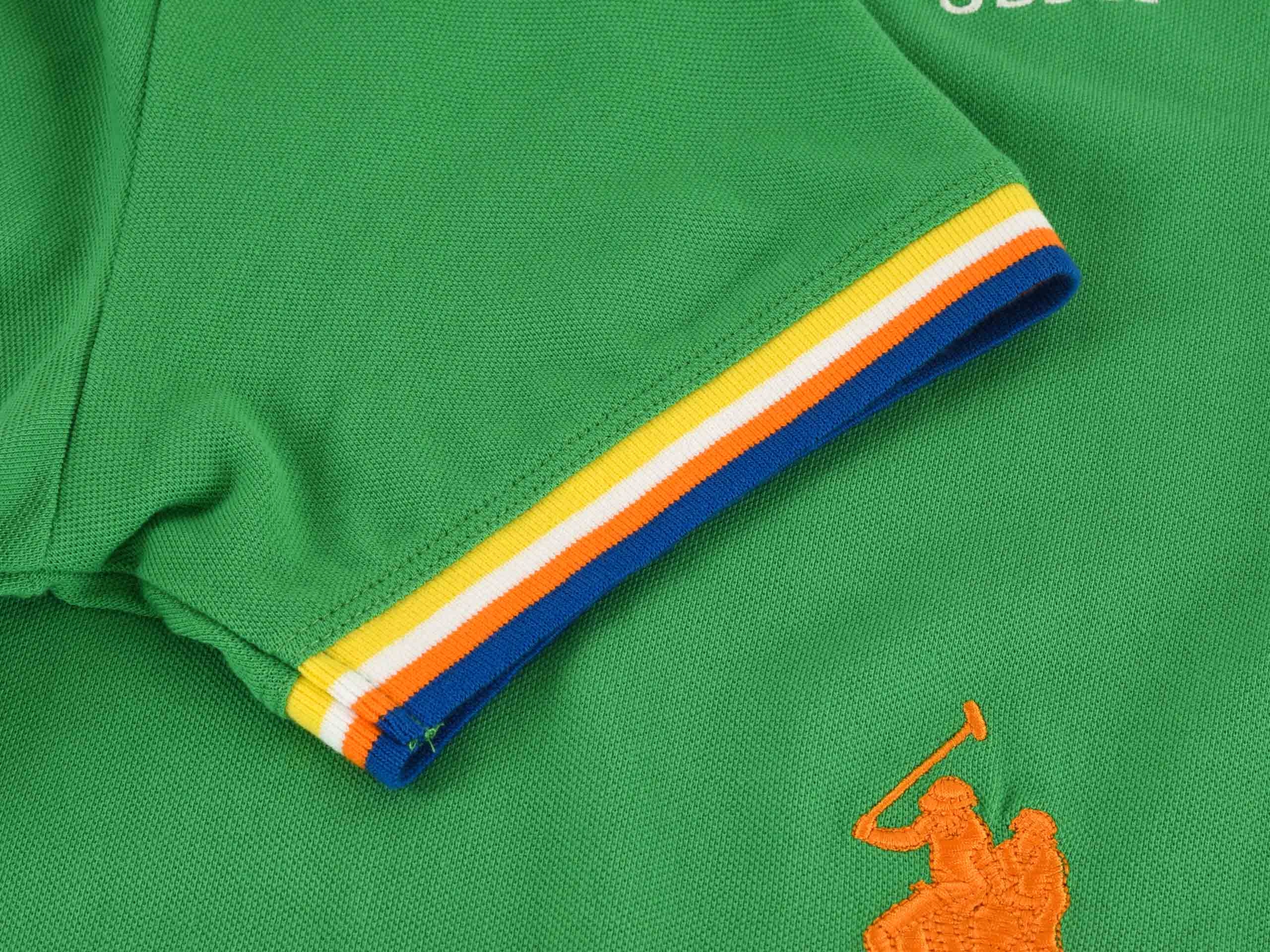 U.S. POLO ASSN. MĘSKA KOSZULKA POLO FERY 197 65119 41029 342 MĘSKA POLÓWKA Kolor zielony