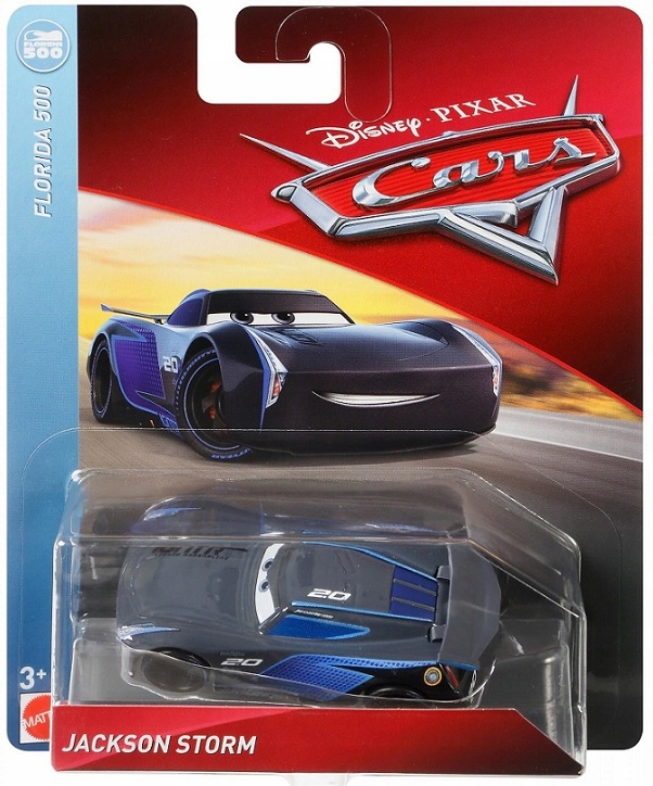 JACKSON STORM Auta 3 Cars Autko 1:55 Sztorm Mattel