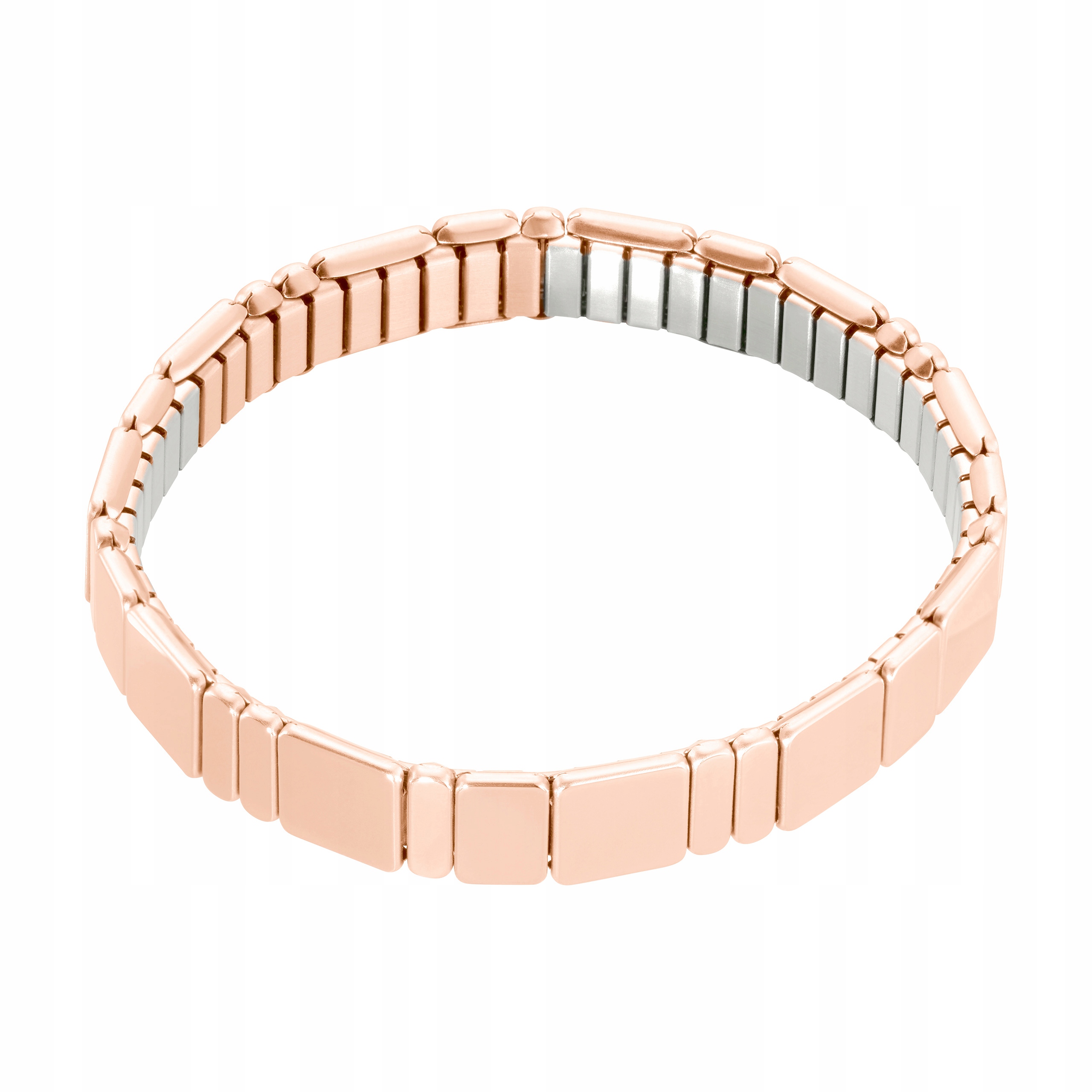 

Bransoletka Magnetyczna Damska Stal Różowe Złoto