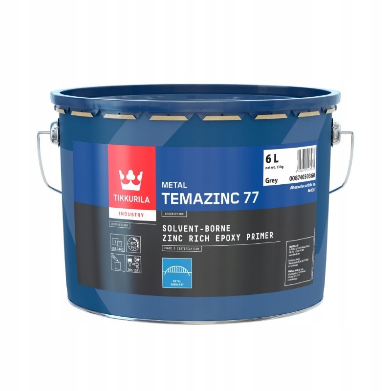 Tikkurila Barva Temazinc 77 8 L