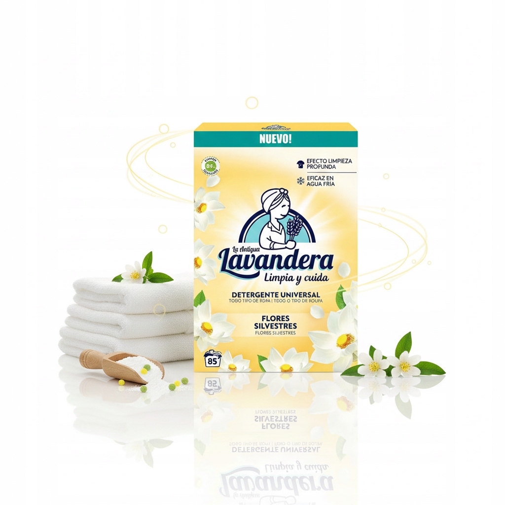 Levně Lavendera univerzální prací prášek 4.675 kg květově žlutý