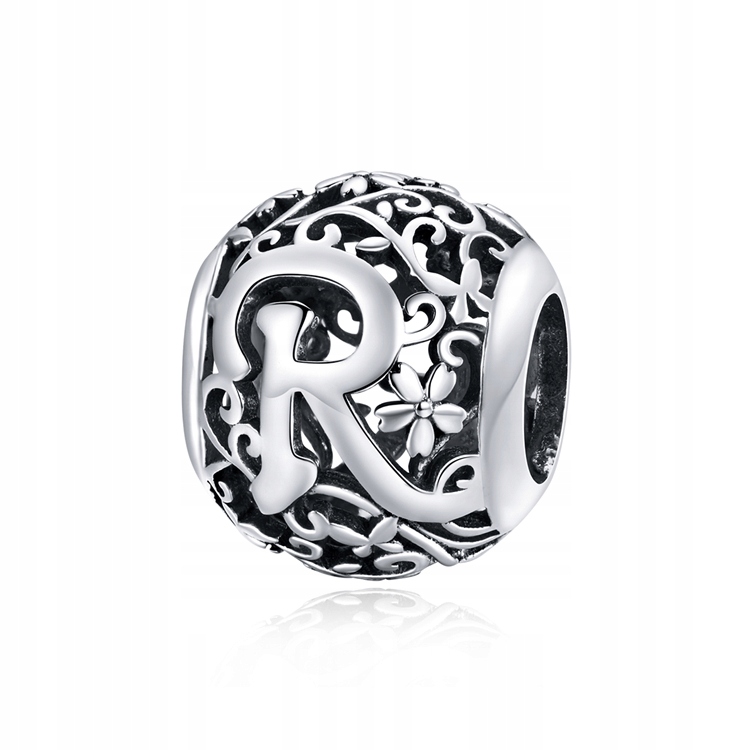 

Zawieszka Charms Litera R Moda Trusky Srebro 925