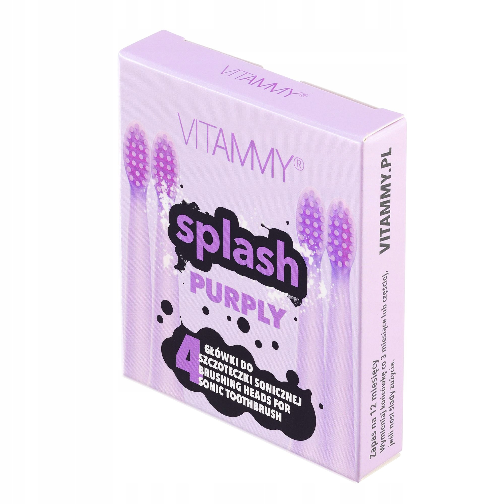 

Końcówki Do Szczoteczki Vitammy Splash Purply x 4