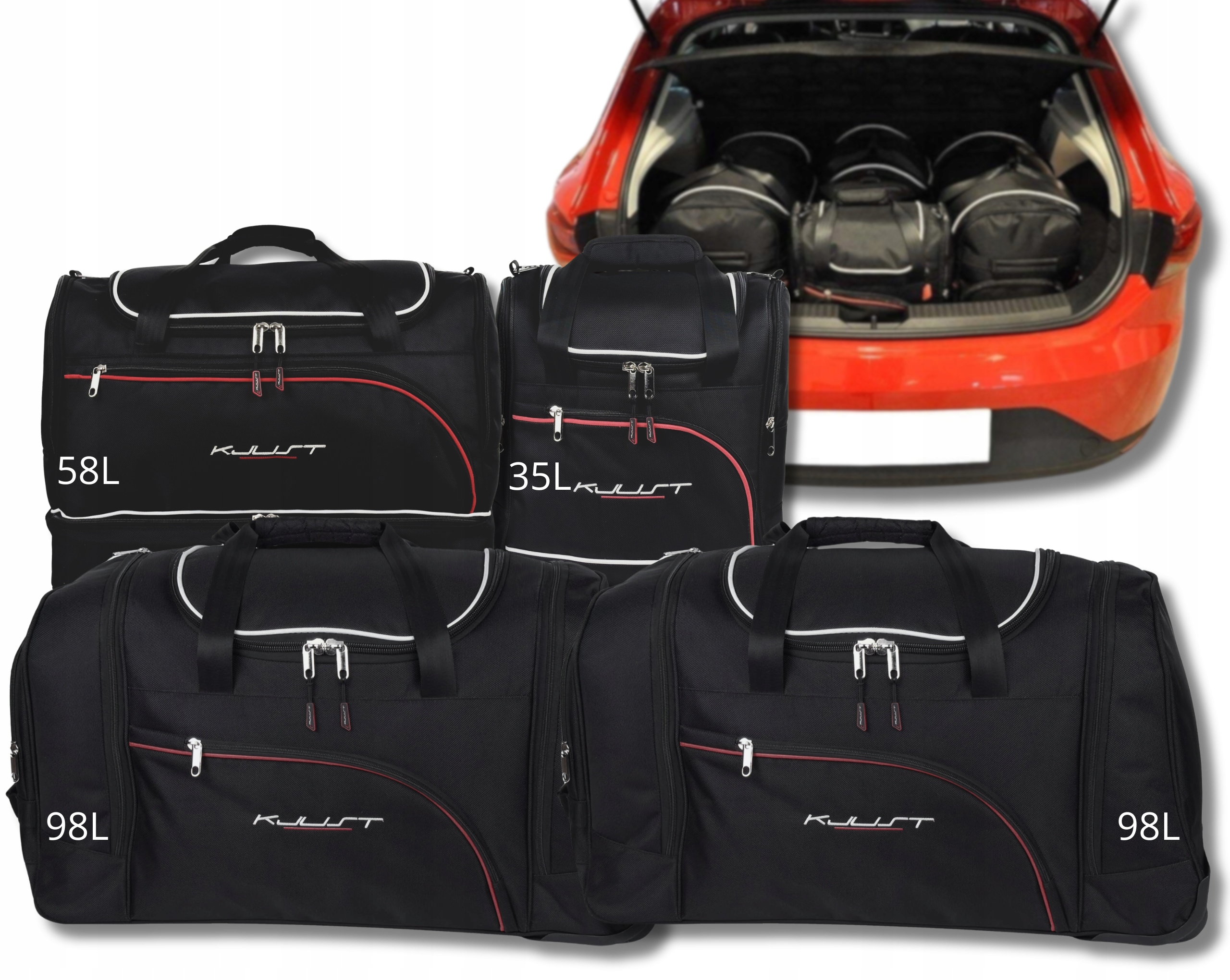 Cestovná Taška Do Kufra Seat Leon 2013-2020 4 ks