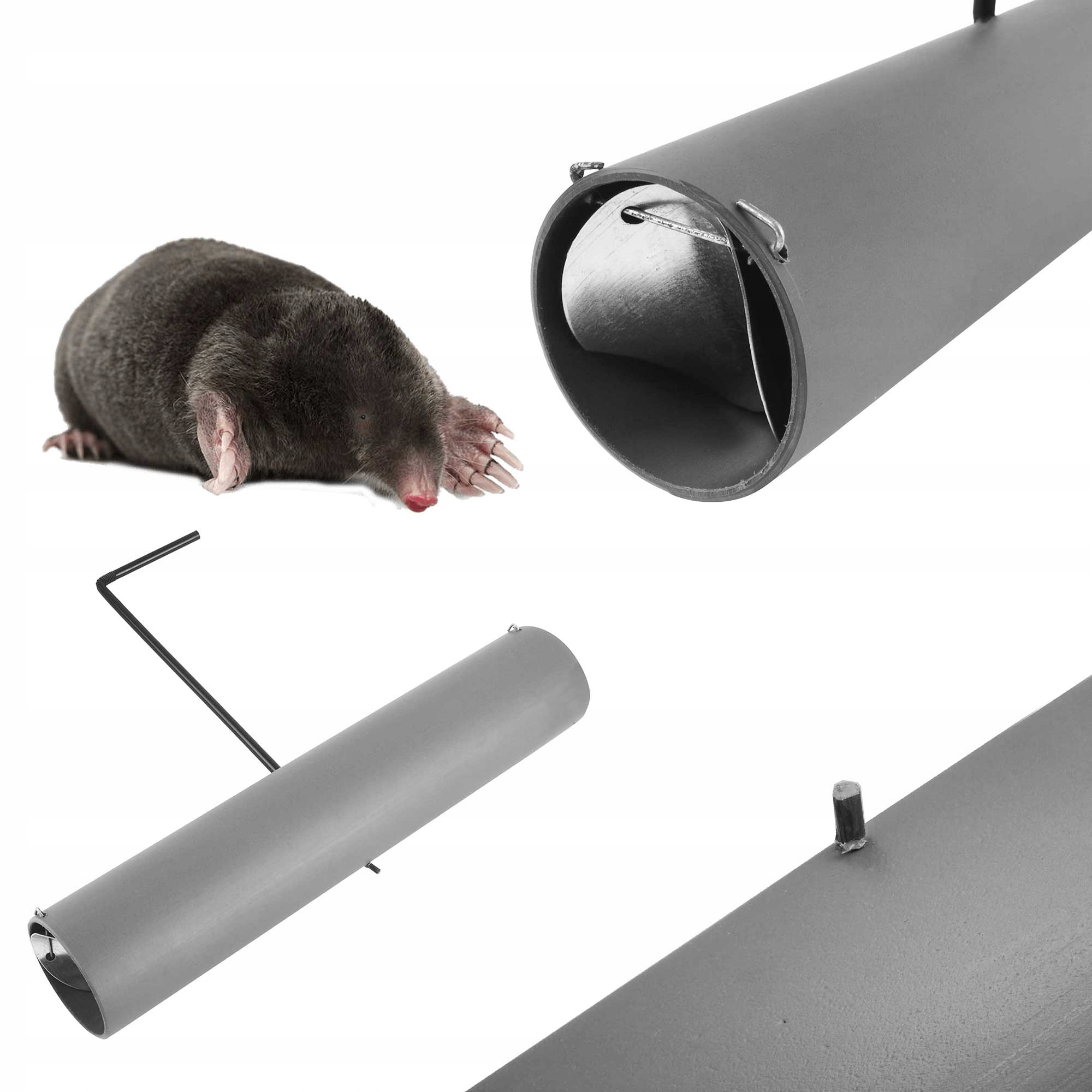 KRETOŁAPKA PUŁAPKA NA KRETY NORNICE SYGNALIZATOR Rodzaj pułapka