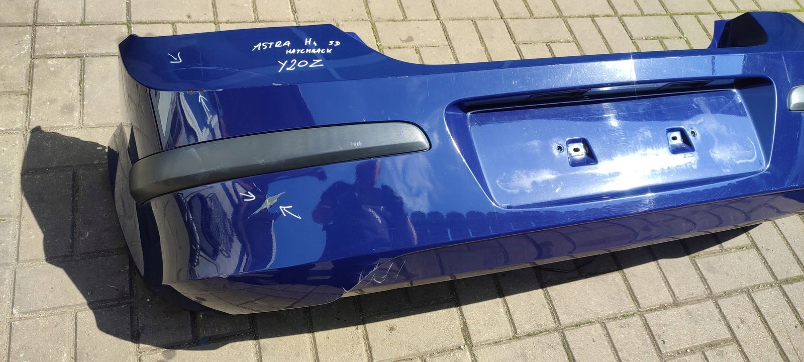 lökhárító far hátsó Opel Astra H HB Y20Z