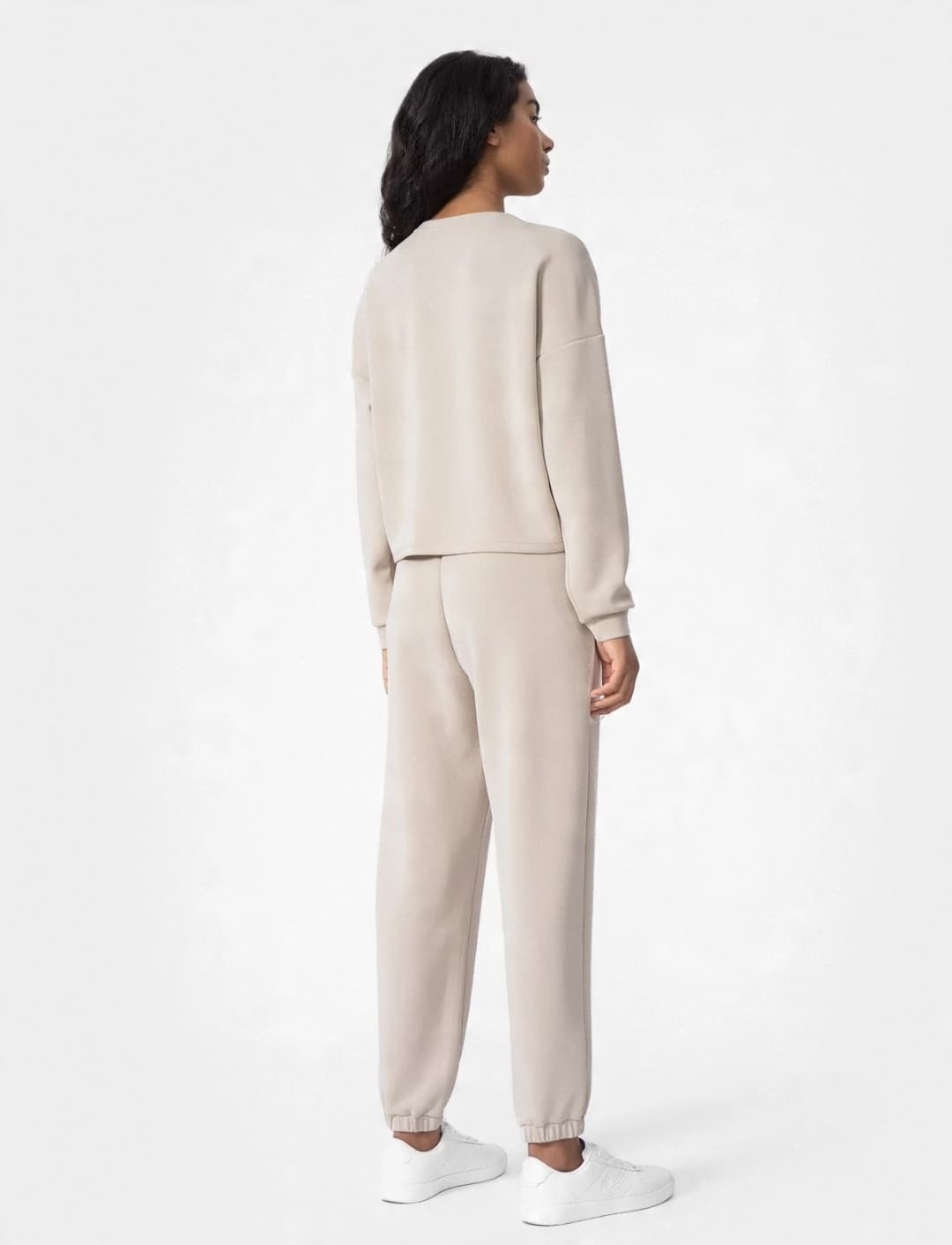 Женская толстовка 4F укороченный топ для йоги BLD039 бежевый R. S Collection YOGA