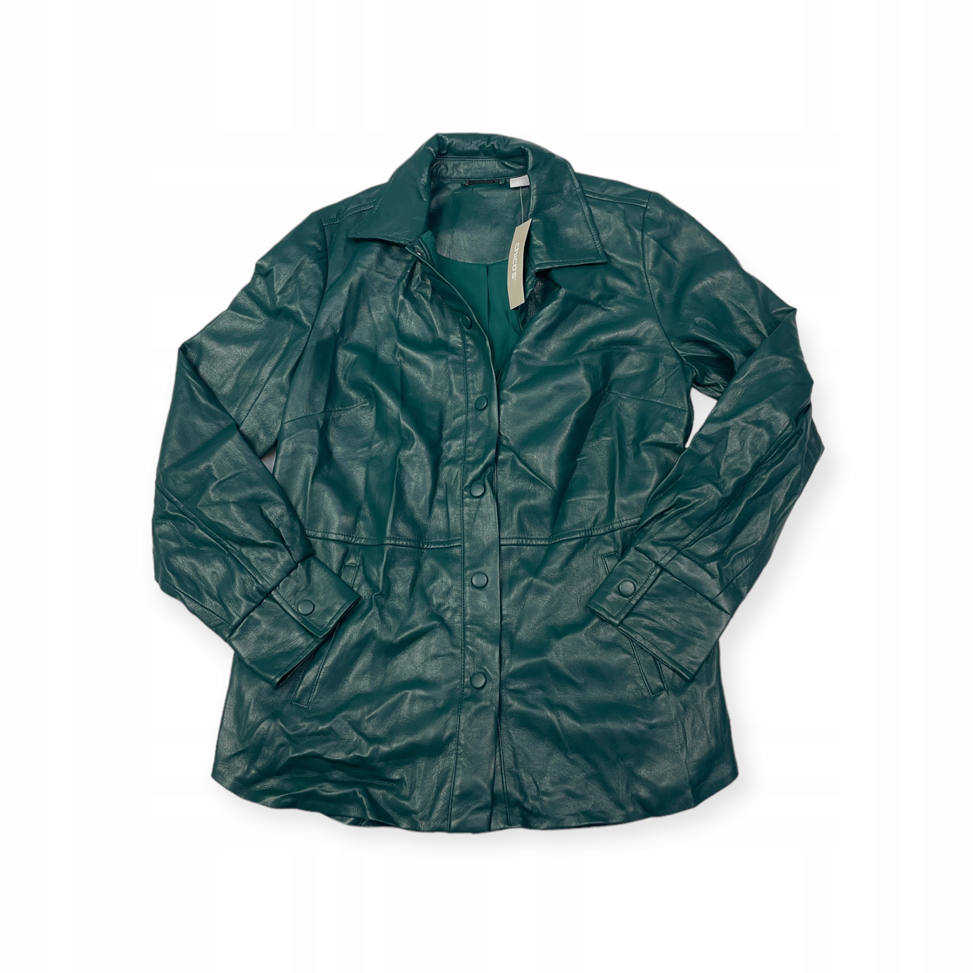 Dámská košile s dlouhým rukávem knoflíky Chico's 0 Xs