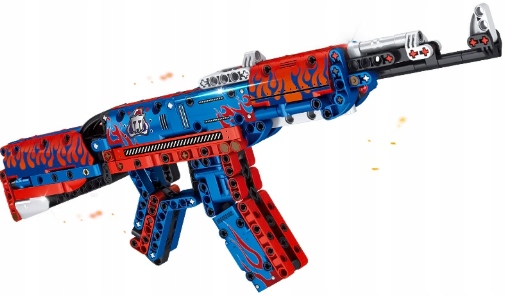 Mozgatható építőelemek AK47 puska 401 db