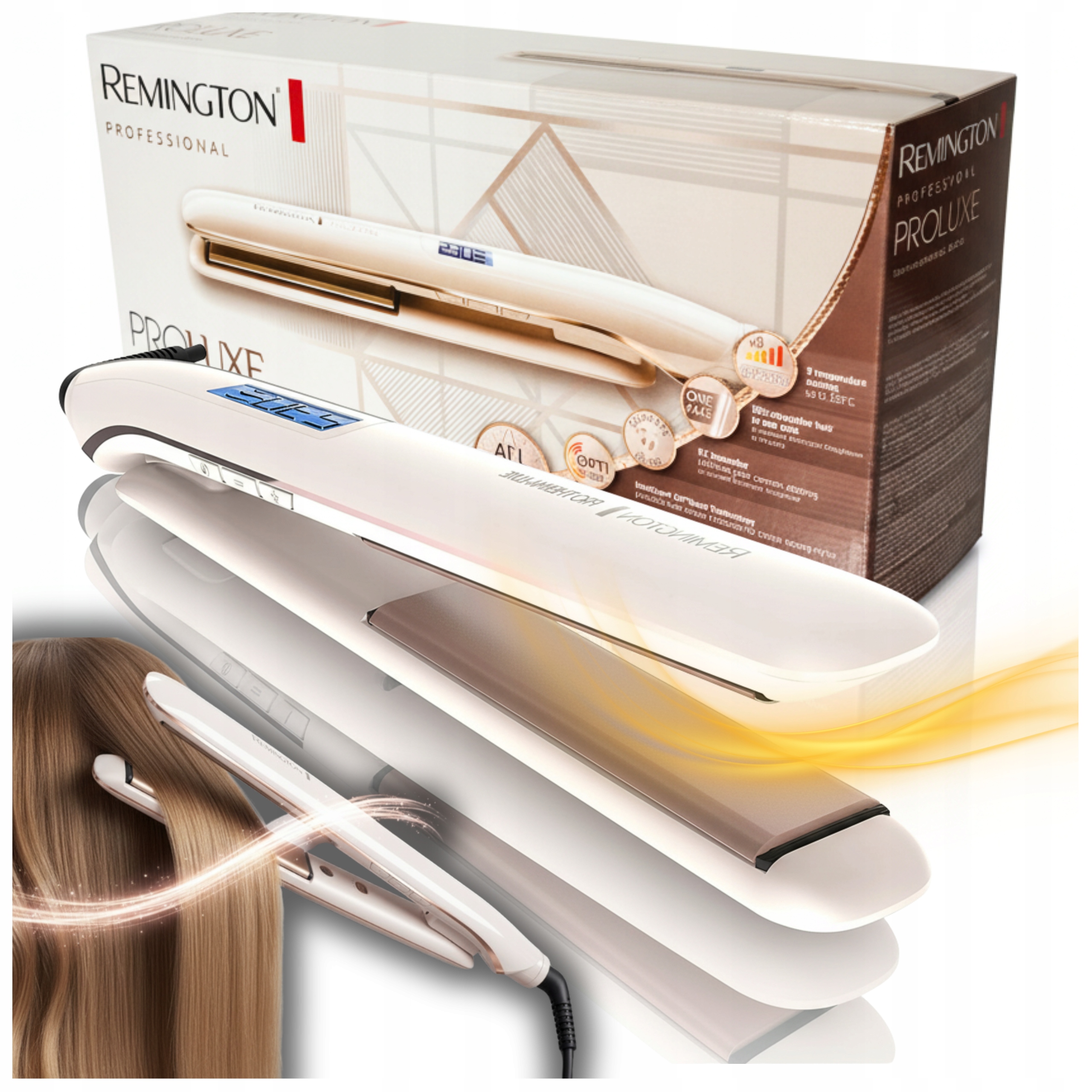 Prostownica Do Włosów Remington Ceramiczna Szybkie Nagrzewanie +etui!