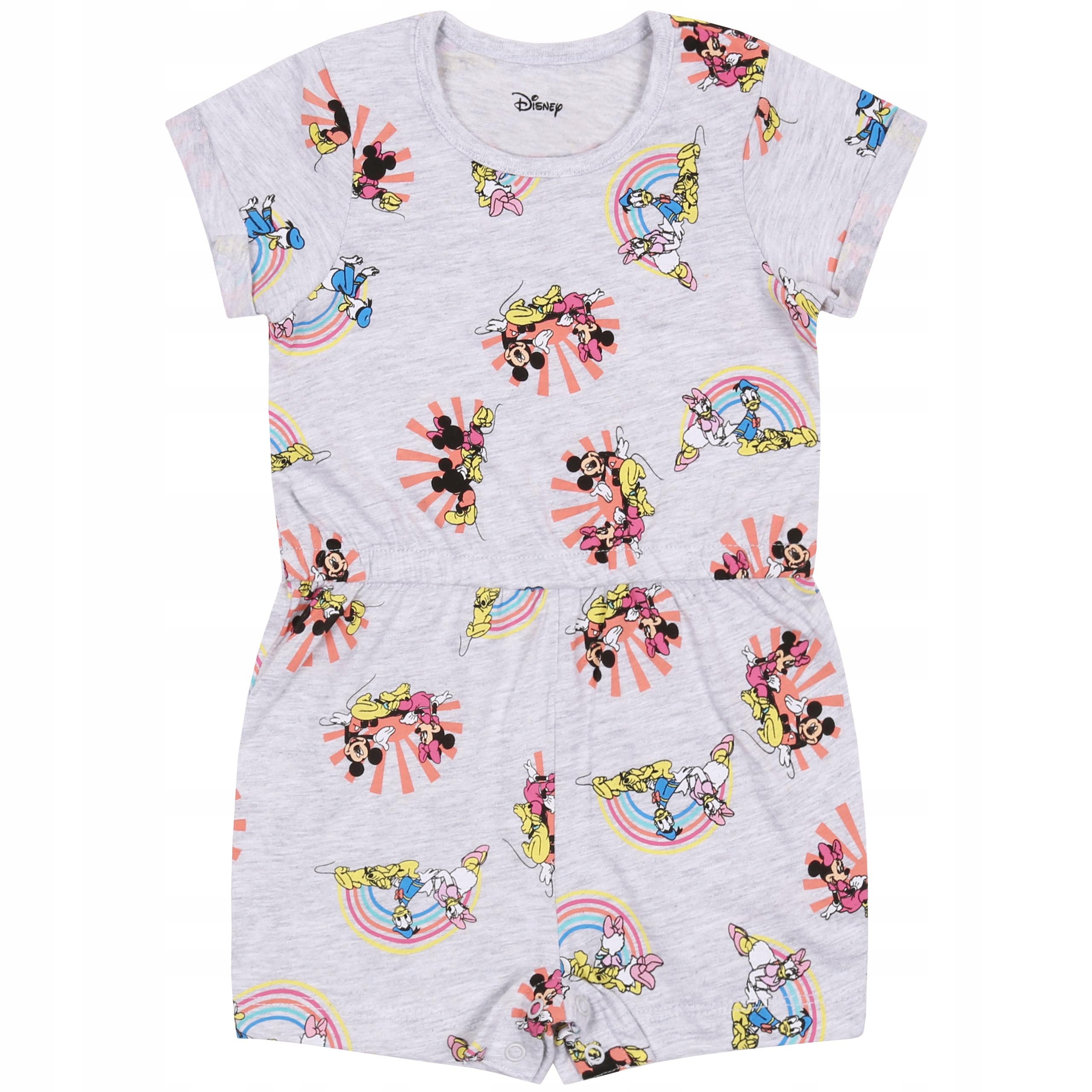 

Szary, niemowlęcy rampers Myszka Mickey Disney 86