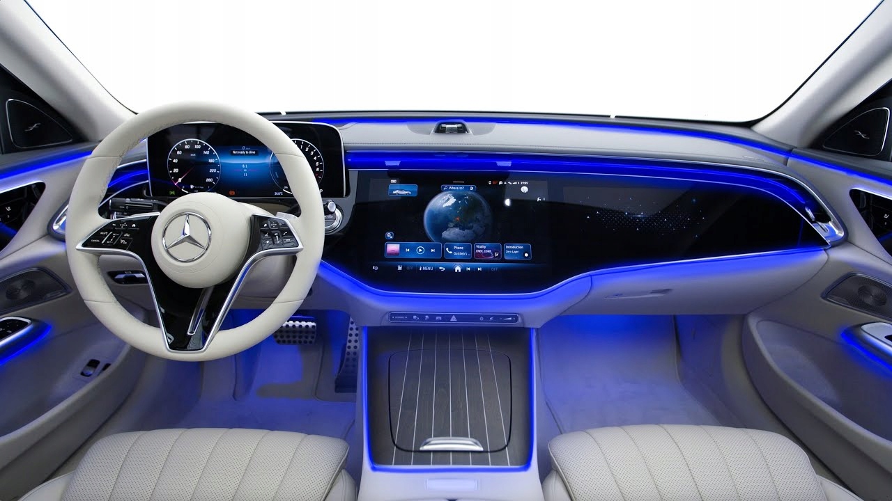 Ochranná fólia Ppf na interiér Mercedes E Priehľadná ochrana interiéru