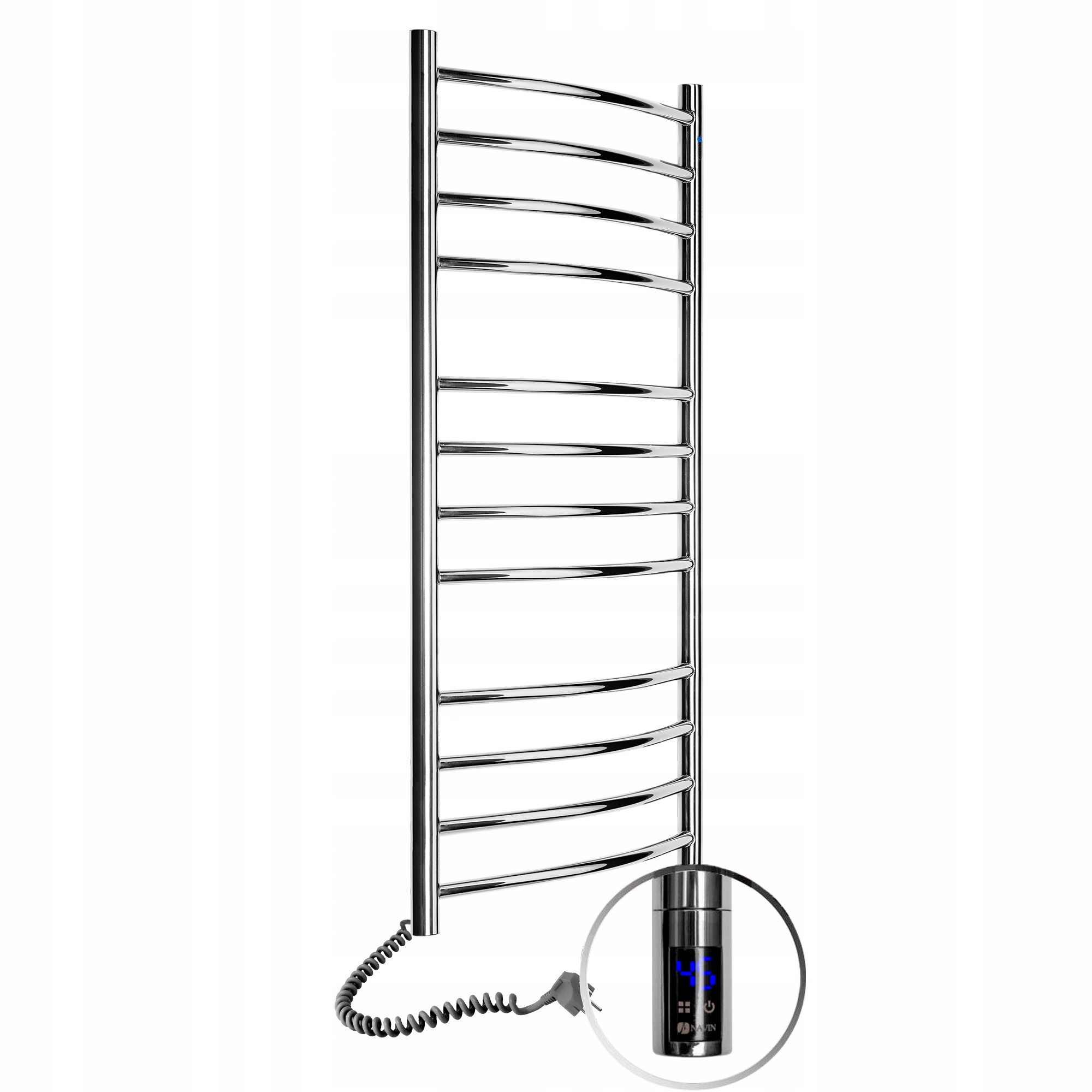 Elektrický kúpeľňový radiátor Camellia Sensor 480х1200 ľavý