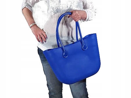 

O Torba Gumowa Hobo Torebka Jelly Shopper Bag Tgg
