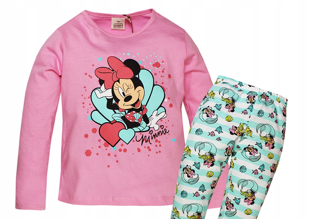 

Myszka Minnie Piżama Bio Eko Dla Dziewczynki 104