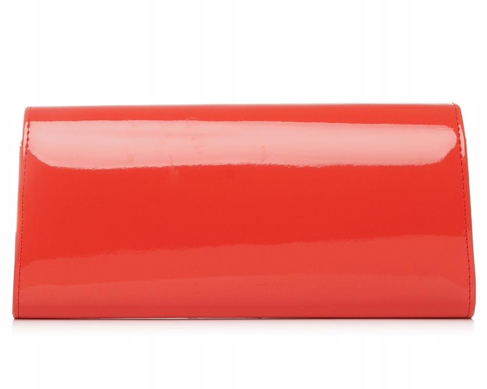 KORALOWA KOPERTÓWKA TOREBKA WIZYTOWA L26 LAKIER Liczba kieszeni 1