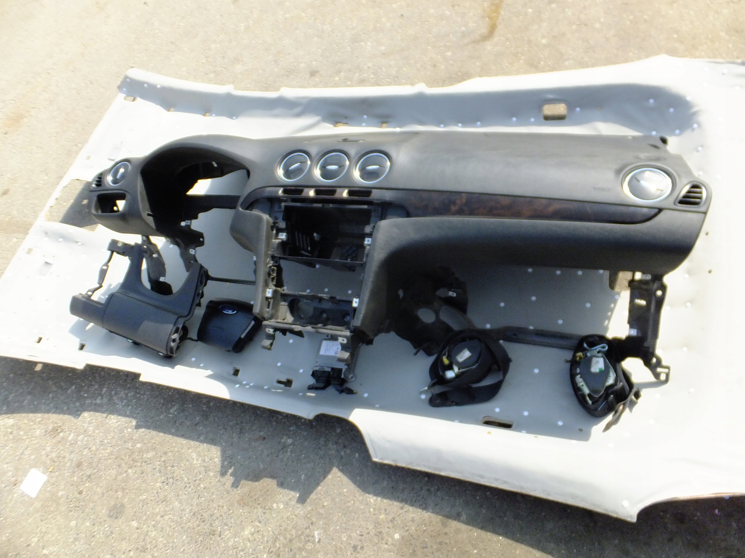 console airbag tension belts komplet ford galaxy mk2 2008r